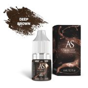 Пигмент для бровей Deep brown (Глубокий коричневый), 6 мл, AS-Company by Alina Shakhova