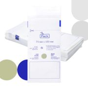 Пакет iPACK из влагопрочной бумаги для стерилизации самоклеящийся PBPS 7,5*15 см (100 шт.) белый