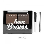 Art-Visage Двойные монохромные тени для бровей ICON BROWS