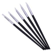 Набор кистей силиконовых для маникюра, 5 шт