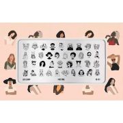 Пластина для стемпинга Go! Stamp 131 Facetime