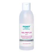 DGP DOMIX NAIL PREP LUX 2 в 1: Обезжириватель ногтевой пластины и для снятия липкого слоя, 200 мл (без растворителей)