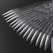 Типсы Short Stiletto Clear 50