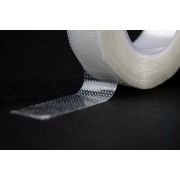 Лента липкая (скотч), пластиковая, прозрачная перфорированная, 4,5М