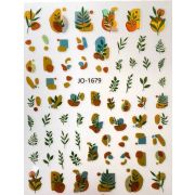 Наклейки для ногтей Flower, JO-1679