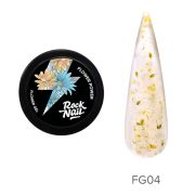 Гель с сухоцветами RockNail Flower Power FG04 Lilies For Myself 10мл