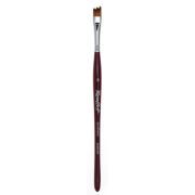 Кисть Roubloff синтетика имитация колонка/ рельеф/ ручка фигурная бордовая DSR3R