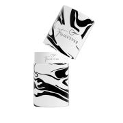 FreiAVIVER Тубус для кистей и инструментов, белый с черными разводами