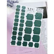 Плёнки для педикюра Wraps stickers SF-137 (комбинированные с фольгой) MIW NAILS
