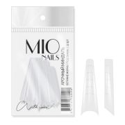 MIOnails Верхние формы-подложка «Арочный миндаль», 12 шт.