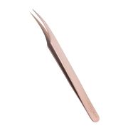 Пинцет прямой с изгибом (Дельфинчик) Enigma light (Rose gold)