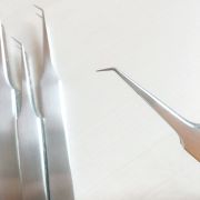 Пинцет AXIS F2 мини-L 45 Metallic