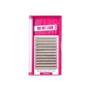 Ресницы темно-коричневые в пучках OH! MY LASH Spire  - 12 линий - MIX (C 0.07 7-13мм)