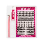 Набор черных накладных ресниц OH! MY LASH пучки 3в1 «Tokyo»