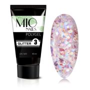 MIOnails Полигель [30 мл] # Glitter 3