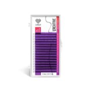 Ресницы фиолетовые LOVELY Creative - 16 линий - MIX (D 0.10 7-13мм)